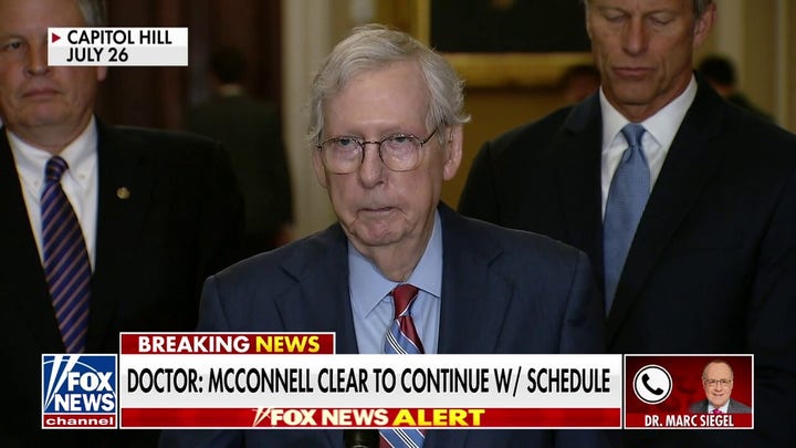 Mitch McConnell cleared to resume normal schedule after another 'freezing' episode