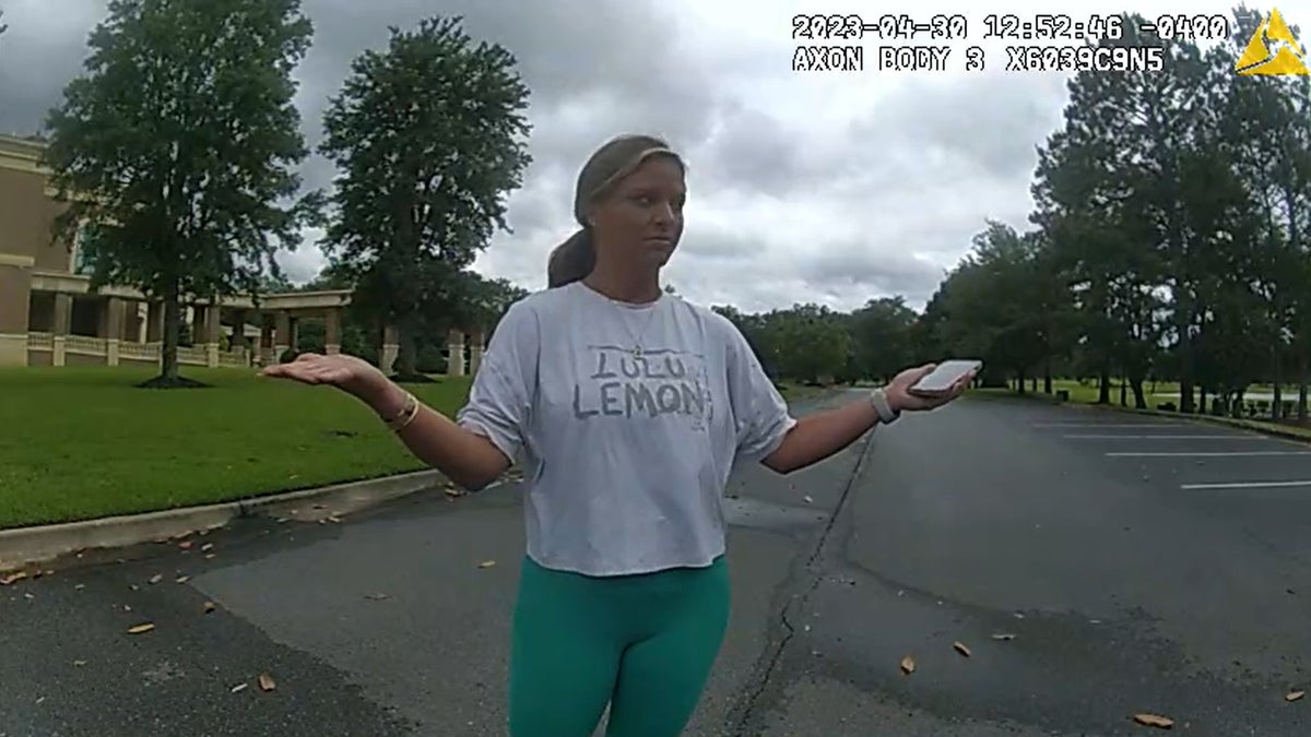Lindsay Shiver in an April 30 bodycam footage
