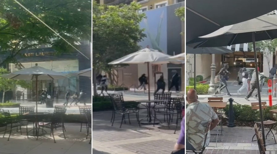 California high-end store robbed in broad daylight by mob of thieves