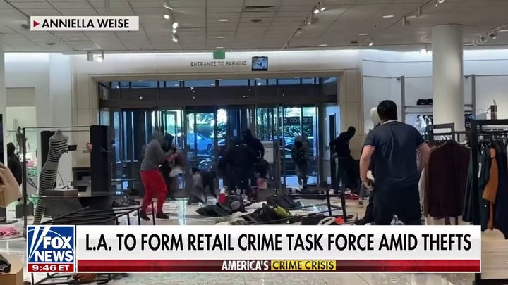 Los Angeles forming crime task force to address 'flash mob' robberies