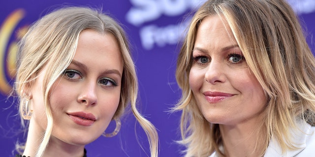 Candace Cameron Bure and daughter Natasha Bure red carpet