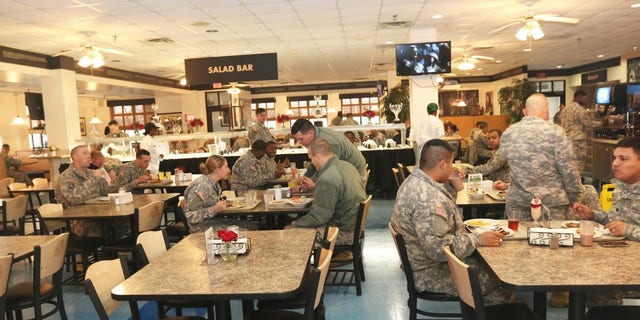 Fort Cavazos dining facility photo from 2015