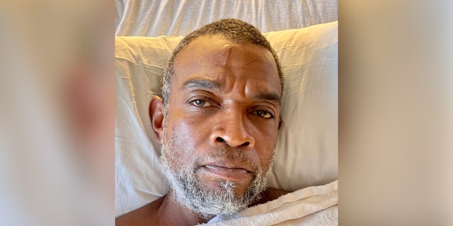 Winston Tate in bed