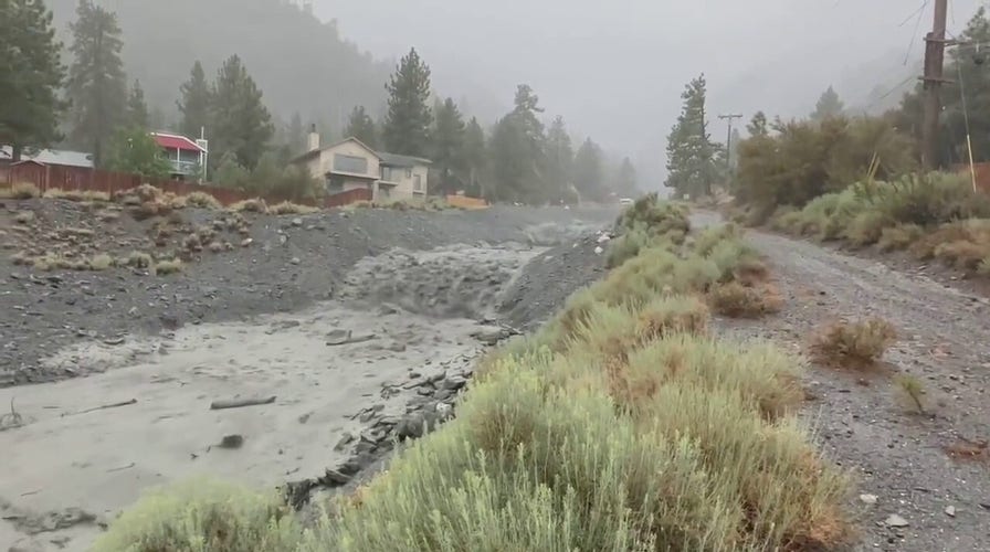 Tropical Storm Hilary causes California mudflow