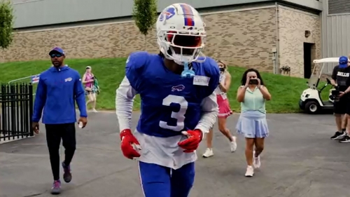 Hamlin went into cardiac arrest playing for the Buffalo Bills against the Cincinnati Bengals on January 2.
