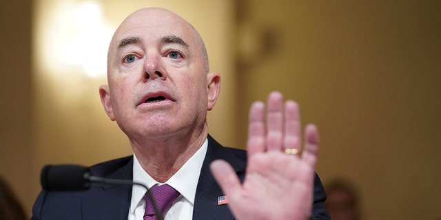 Homeland Security Secretary Alejandro Mayorkas testifies before House Homeland Security Committee on Capitol Hill