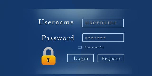 Screenshot of a login screen.
