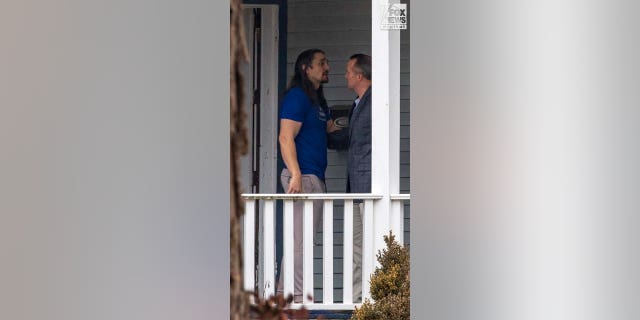 Tim Bliefnick is seen at his home