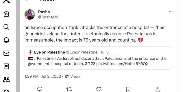 Rasha Mubarak tweet