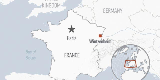 map of France