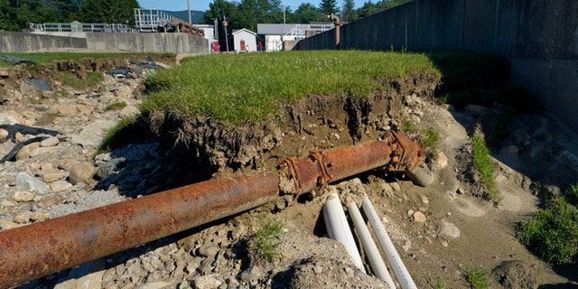 Sewer pipe in Vermont