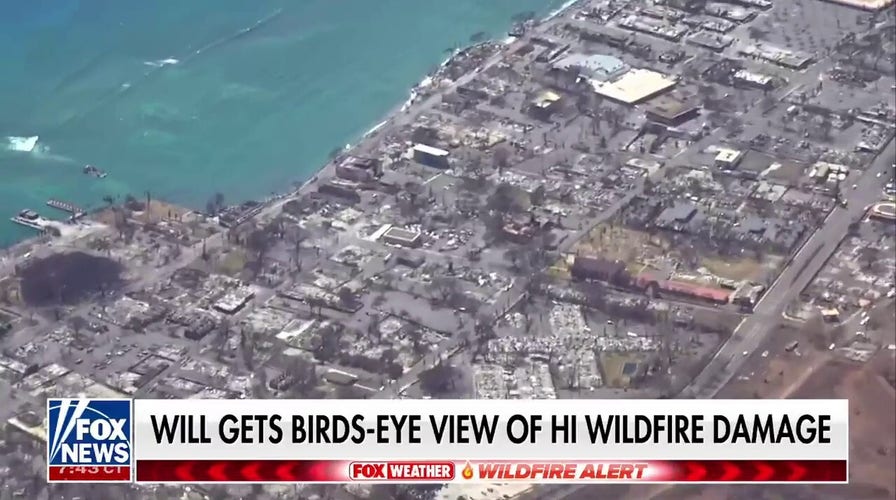 Will Cain gets firsthand look at Hawaii wildfire damage