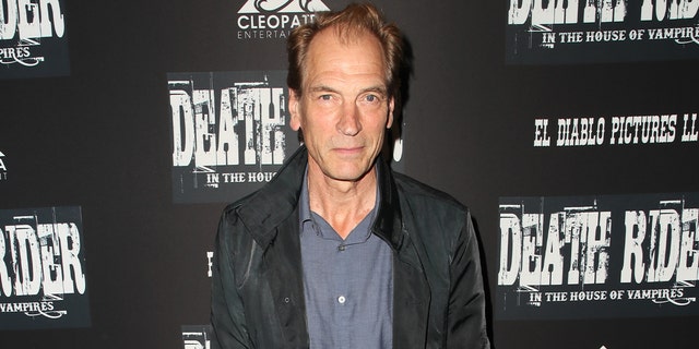 Julian Sands closeup at an event