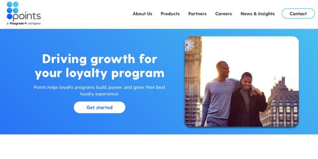 Screenshot of Points.com