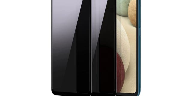 Photo of an Android screen protector.