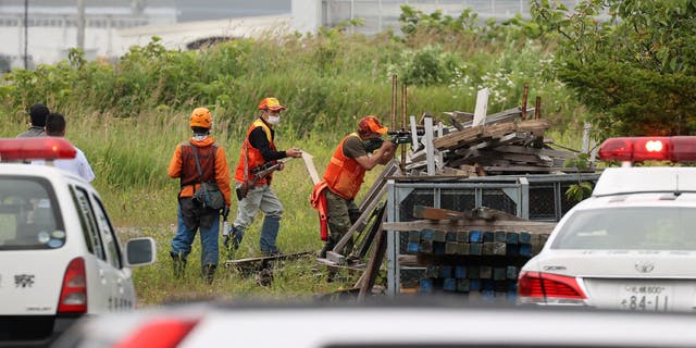Hunters search for bear in Japan