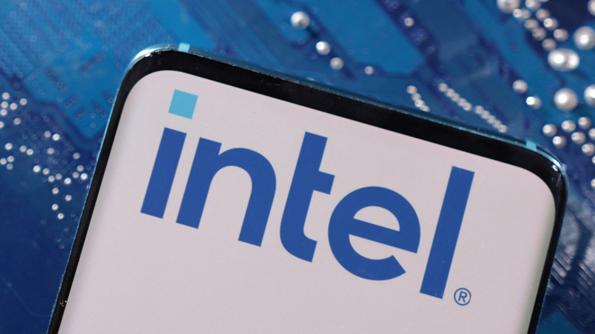 Intel on phone screen 