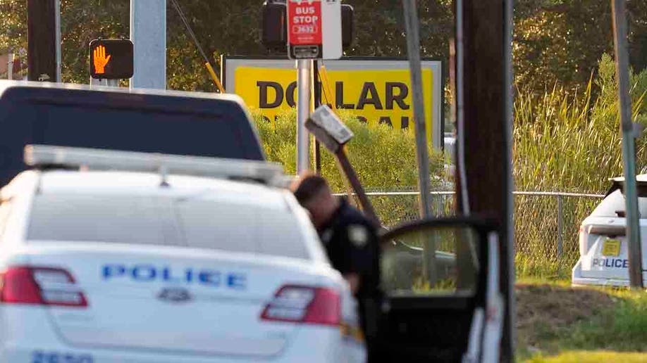 police outside Dollar General
