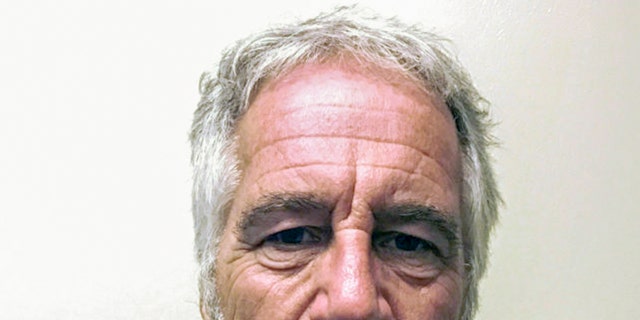 A mug shot of Jeffrey Epstein