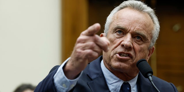 RFK Jr. points during congressional hearing on government censorship