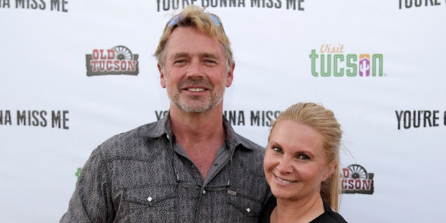 John Schneider with wife Alicia Allain