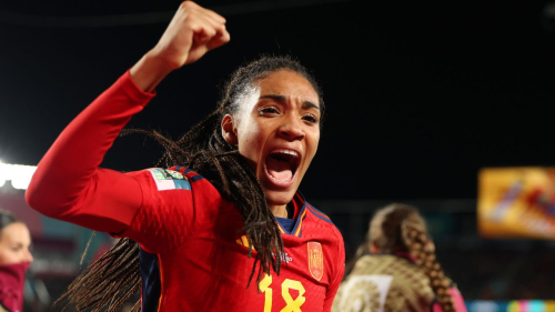 Salma Paralluelo has been a breakthrough star at the tournament. 