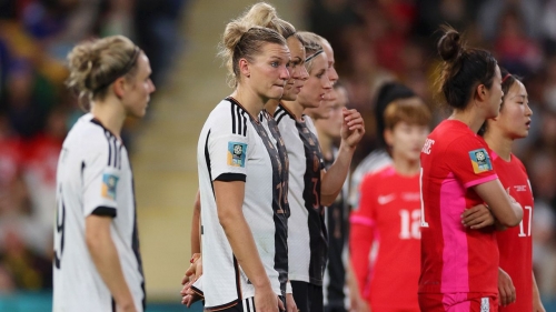 Germany finished third in the group after losing its last two matches. 