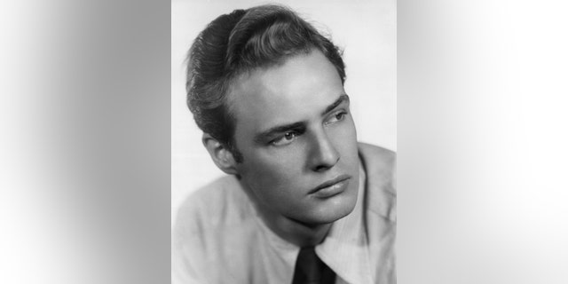 a close-up of a young Marlon Brando