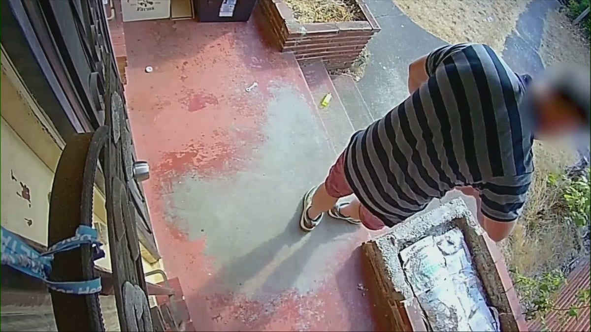 victim getting up and walking away
