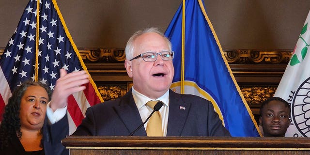 Democratic Minnesota Gov. Tim Walz 