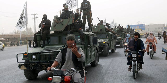 Taliban parade in Afghanistan