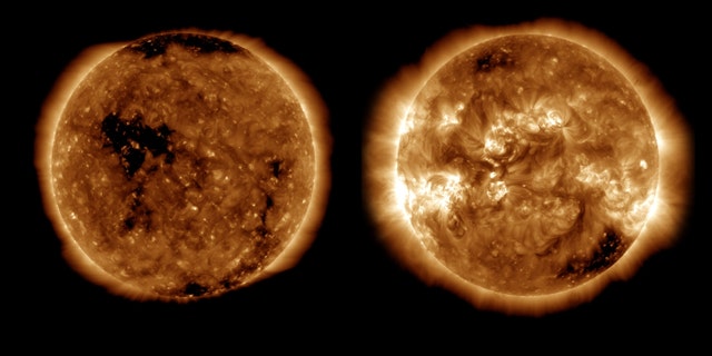 Coronal holes on the sun