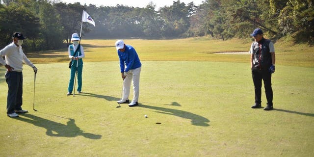 golfers north korea pyongyang capital