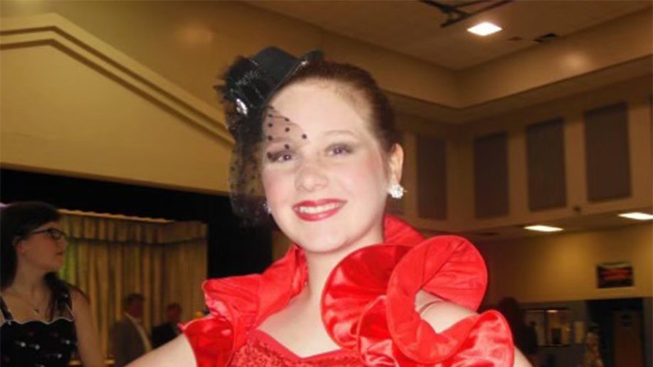 Breighanna Vigor in red dress