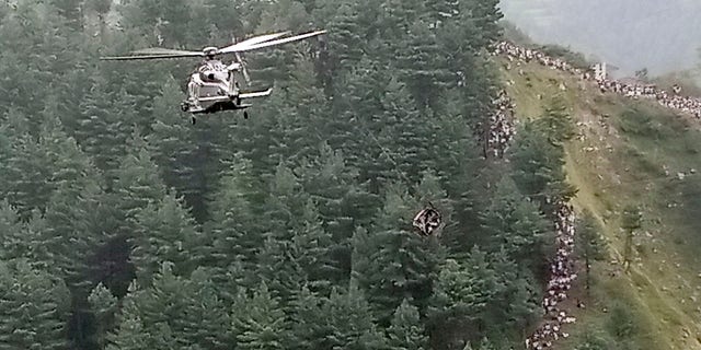 Rescue operation to save those trapped in Pakistan gondola