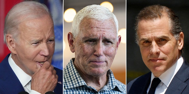 Joe Biden, Mike Pence, Hunter Biden