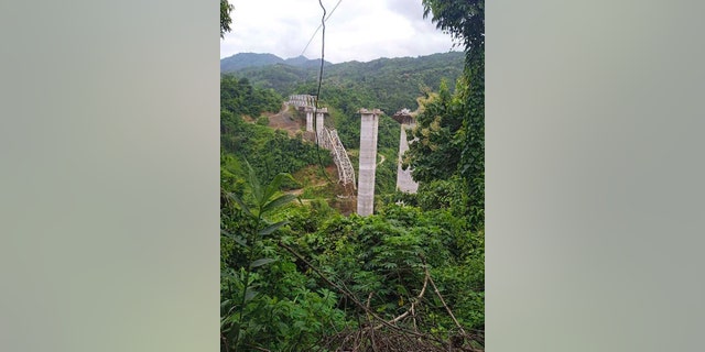 The collapsed bridge
