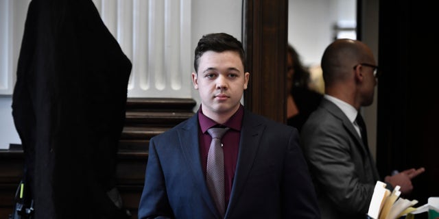Rittenhouse in courtroom