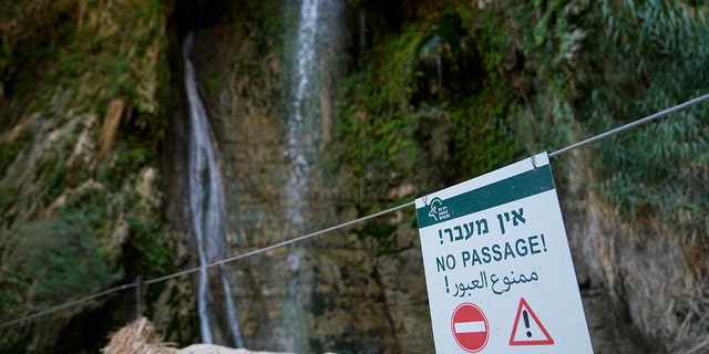 A warning sign