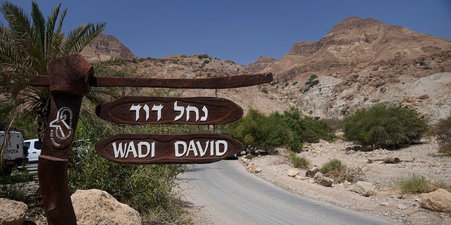A welcome sign