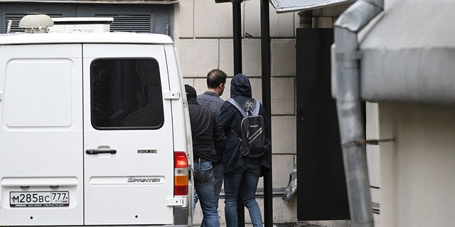White van, Gershkovich, other officials