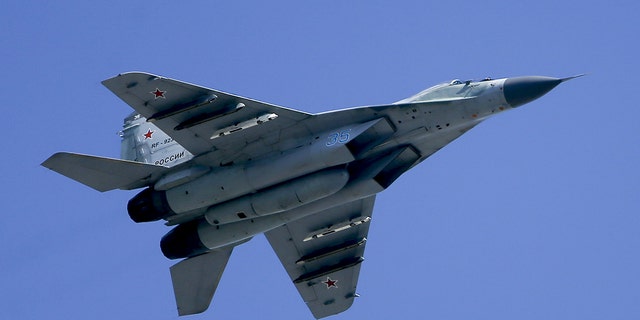 MIg-29 fighter jet