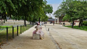 A photo taken at Gyeongbokgung Palace in Seoul on the Galaxy Z Flip 5.