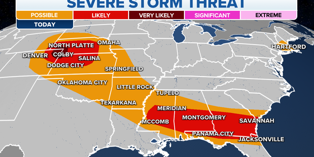 Severe storm threats