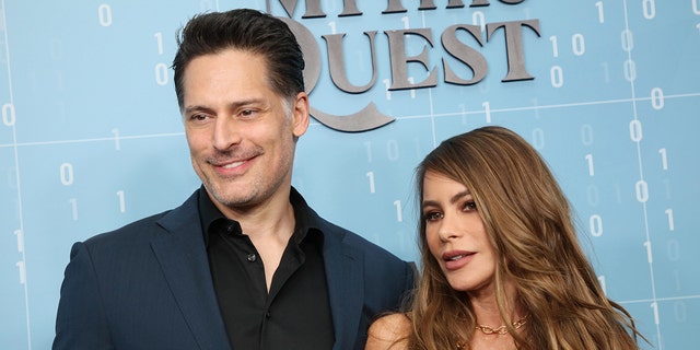 Joe and Sofia smiling at a premiere
