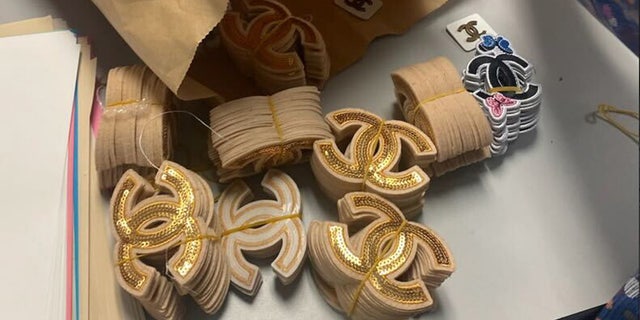 Counterfeit Chanel logos