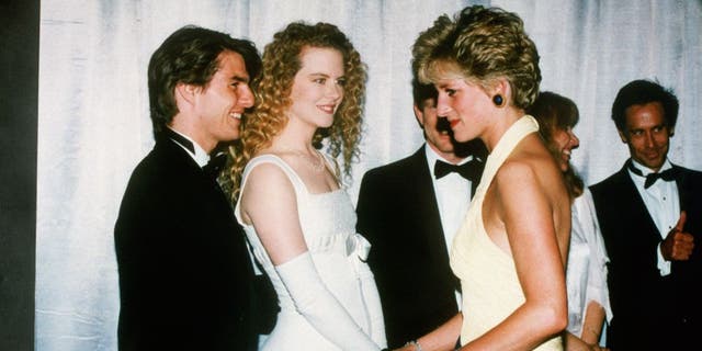 princess diana meeting tom cruise and nicole kidman