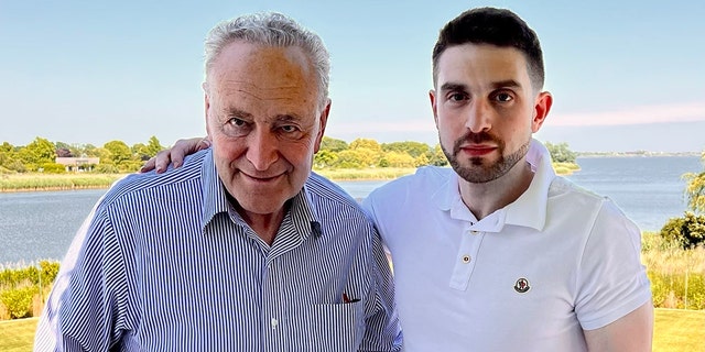 Alexander Soros and Chuck Schumer