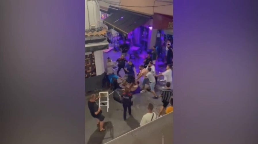 Brawl breaks out on Spain's Sin Street