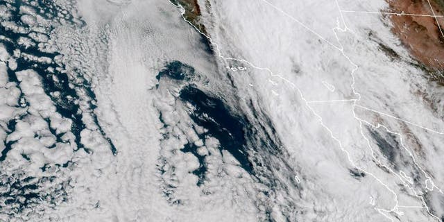 Map of Tropical Storm Hilary
